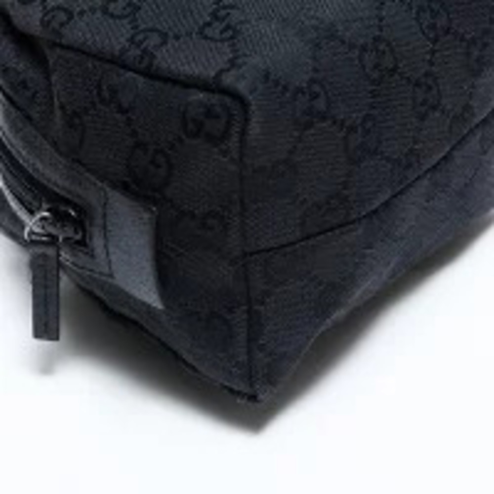 Gucci GG Canvas Clutch Boston Handbag Black - Picture 6 of 13